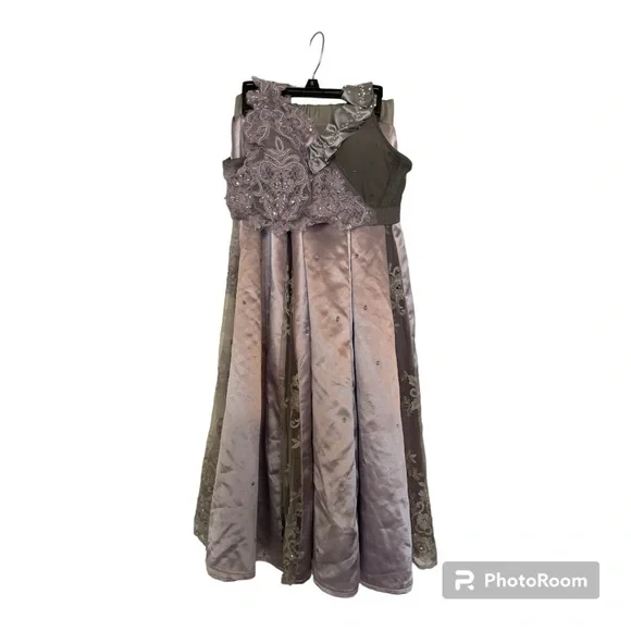 Custom | Dresses | Lace And Satin Lyrical Costume | Poshmark